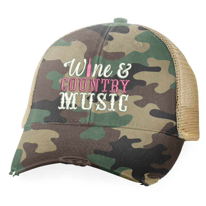 Wine And Country Music Hat