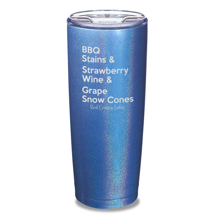 BBQ Stains Laser Etched Tumbler