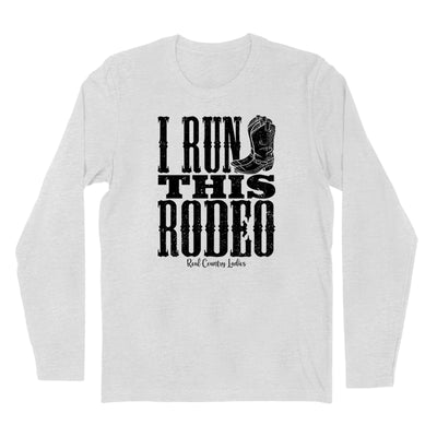I Run This Rodeo Black Print Hoodies & Long Sleeves
