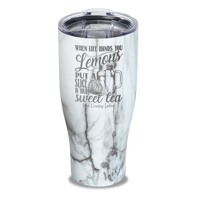 When Life Hands You Lemons Laser Etched Tumbler