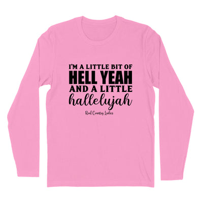 Hell Yeah And Hallelujah Black Print Hoodies & Long Sleeves