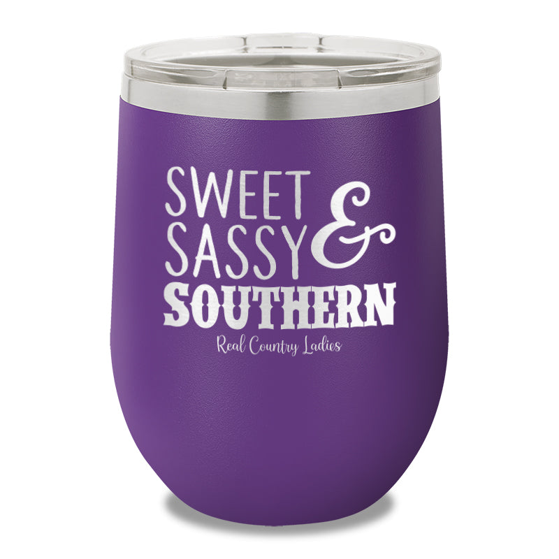 Sweet Sassy Southern 12oz Stemless Wine Cup