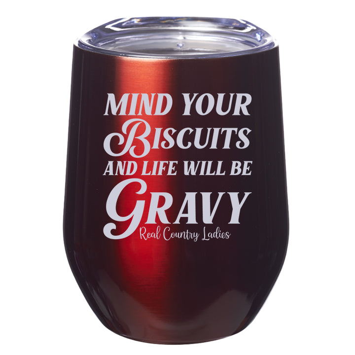 Mind Your Biscuits Stemless Wine Cup