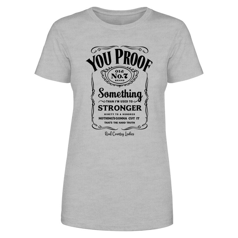 You Proof Black Print Apparel