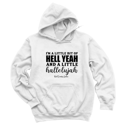 Hell Yeah And Hallelujah Black Print Hoodies & Long Sleeves