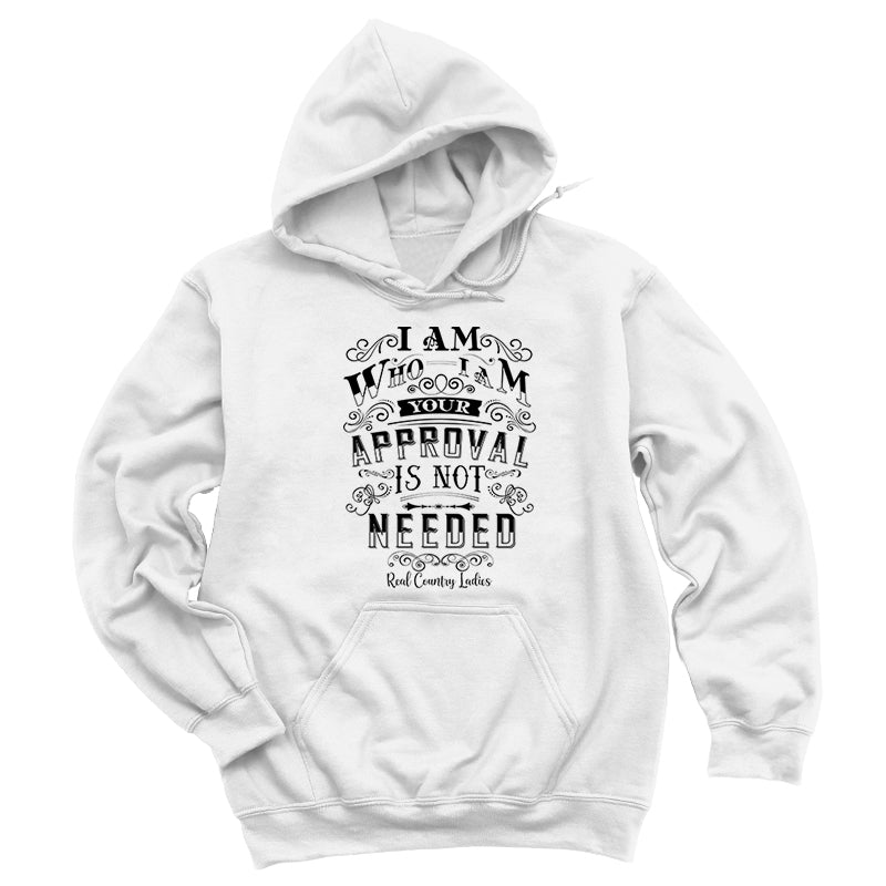 I Am Who I Am Black Print Hoodies & Long Sleeves