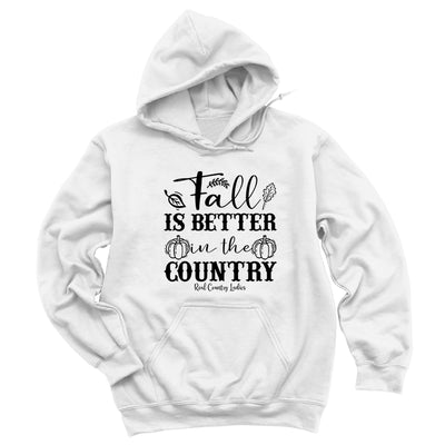 Fall Is Better In The Country Black Print Hoodies & Long Sleeves