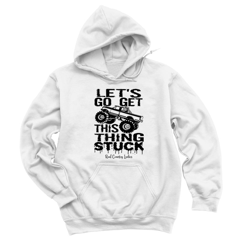 Get This Thing Stuck Black Print Hoodies & Long Sleeves