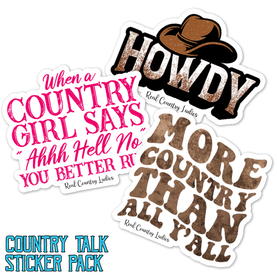 Country Talk Sticker Pack