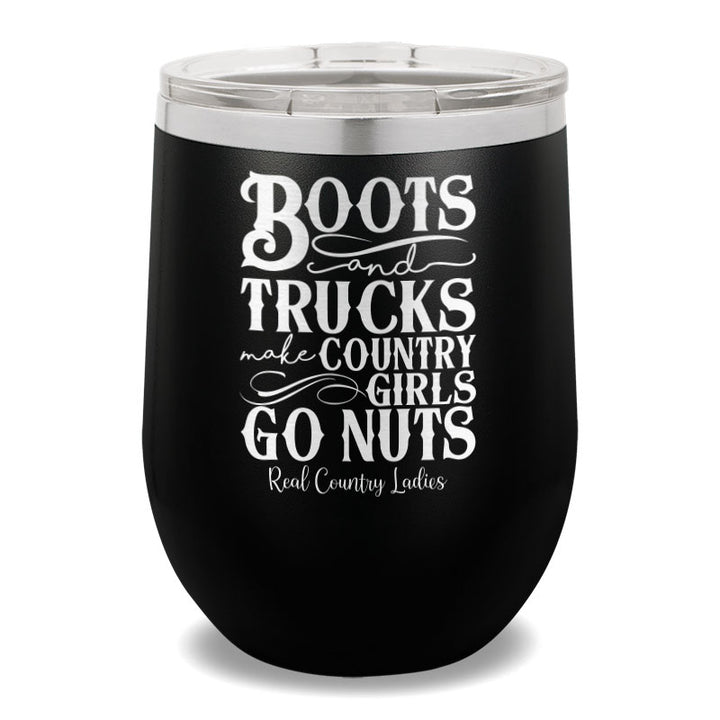 Boots And Trucks 12oz Stemless Wine Cup