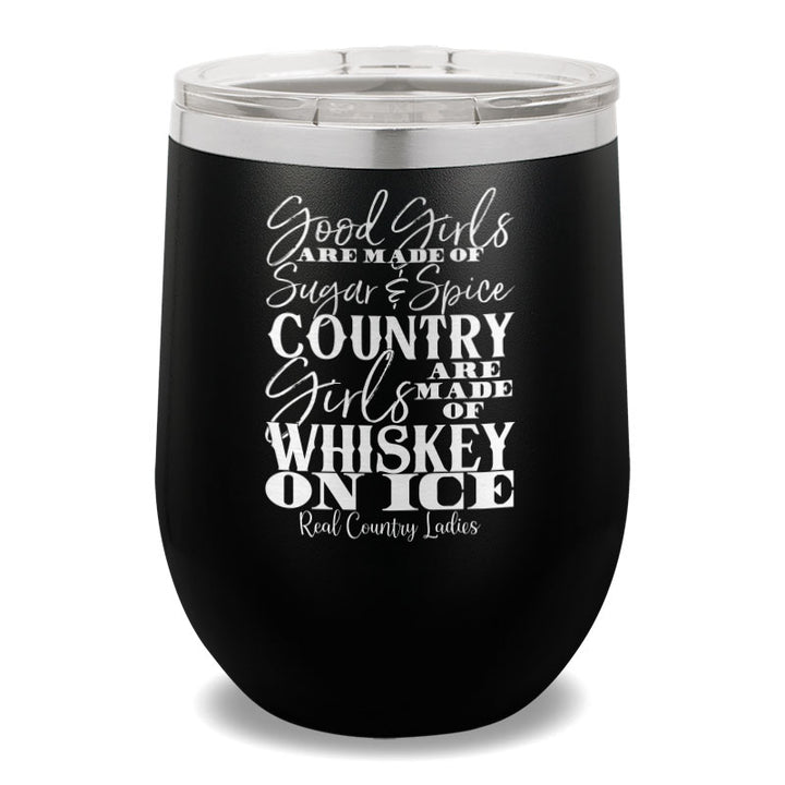 Whiskey On Ice 12oz Stemless Wine Cup