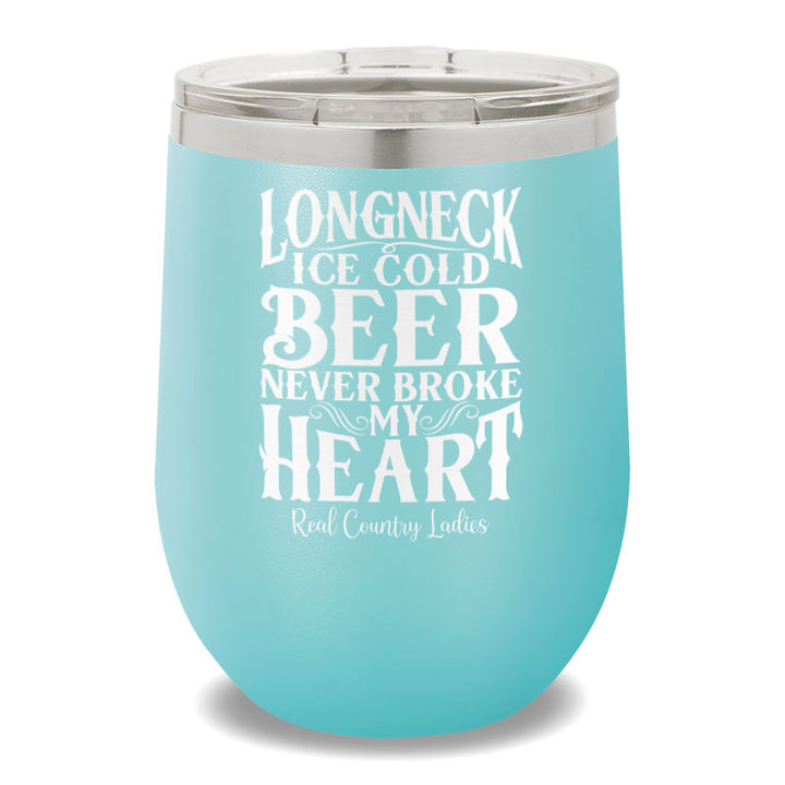 Longneck Ice Cold Beer 12oz Stemless Wine Cup