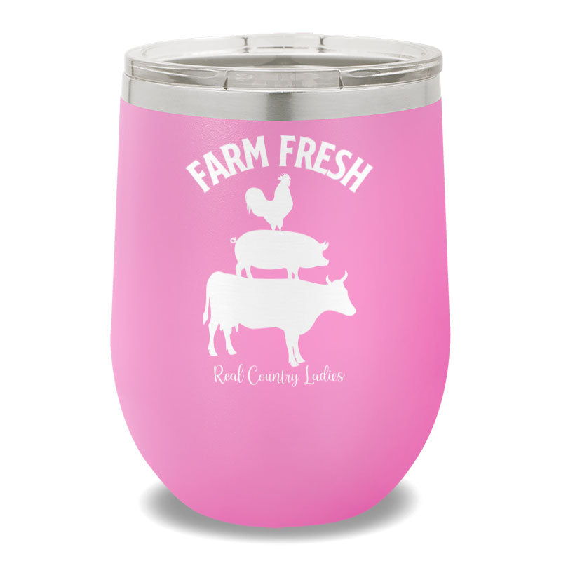 Farm Fresh 12oz Stemless Wine Cup