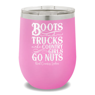 Boots And Trucks 12oz Stemless Wine Cup