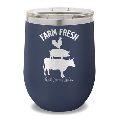 Farm Fresh 12oz Stemless Wine Cup