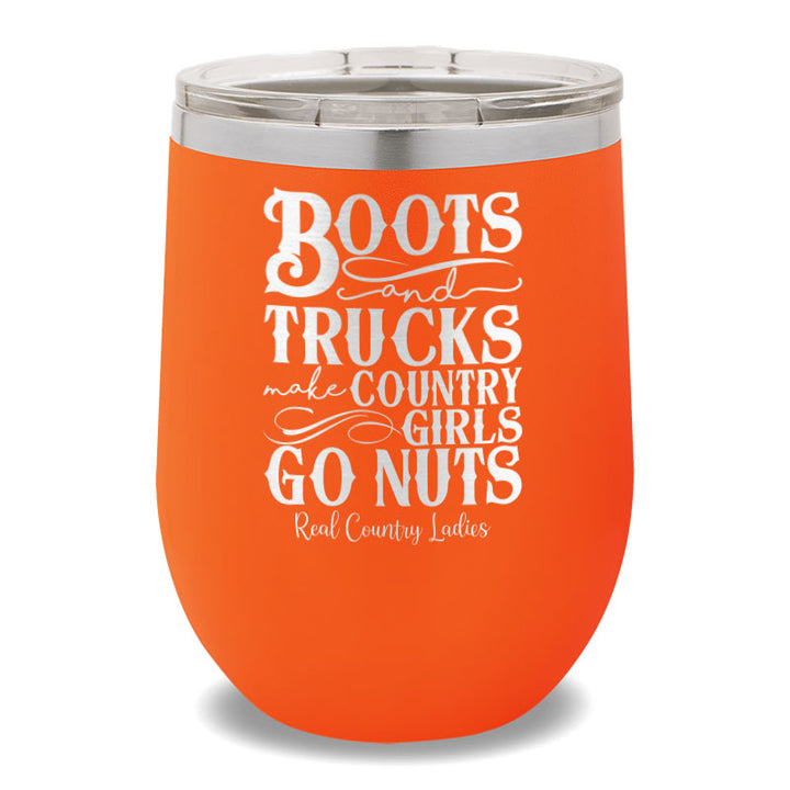 Boots And Trucks 12oz Stemless Wine Cup