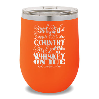 Whiskey On Ice 12oz Stemless Wine Cup