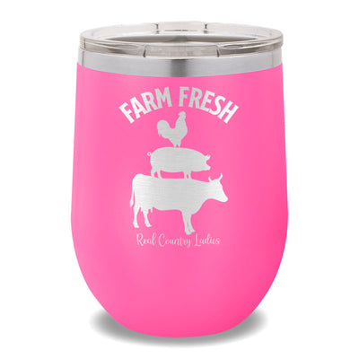 Farm Fresh 12oz Stemless Wine Cup