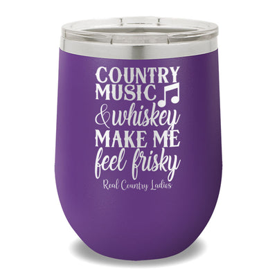 Country Music And Whiskey 12oz Stemless Wine Cup