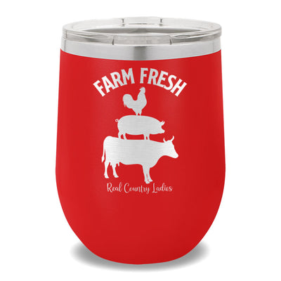 Farm Fresh 12oz Stemless Wine Cup