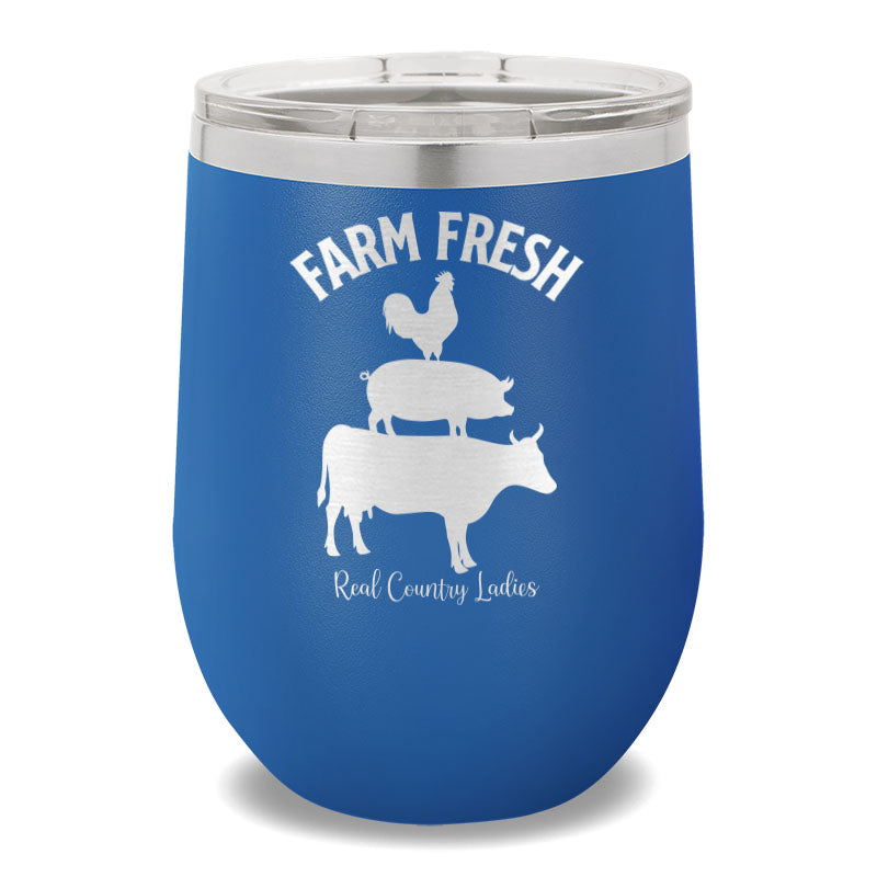 Farm Fresh 12oz Stemless Wine Cup