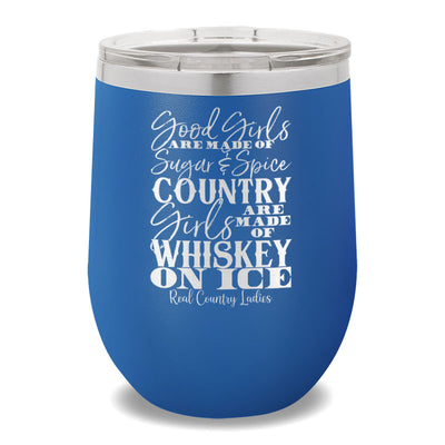 Whiskey On Ice 12oz Stemless Wine Cup