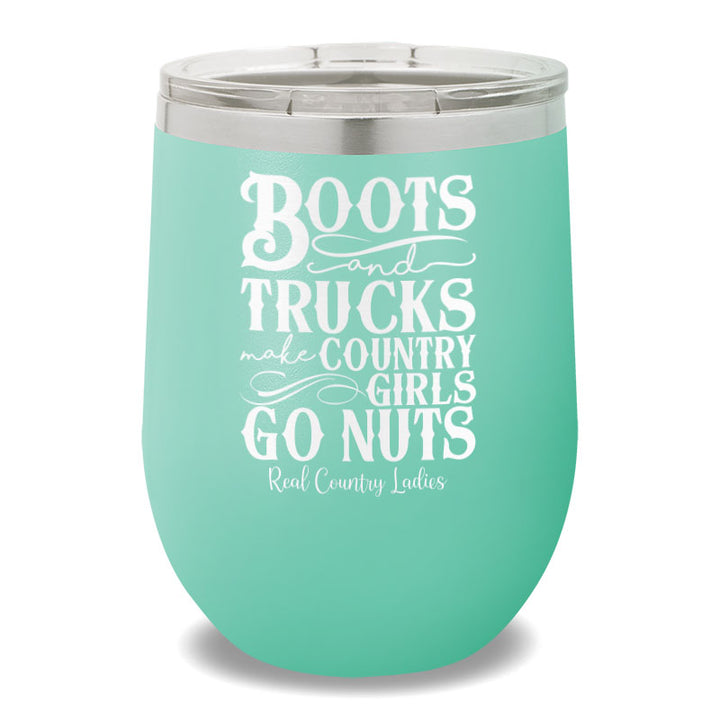 Boots And Trucks 12oz Stemless Wine Cup