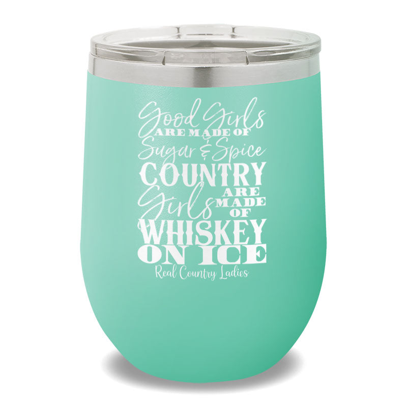 Whiskey On Ice 12oz Stemless Wine Cup