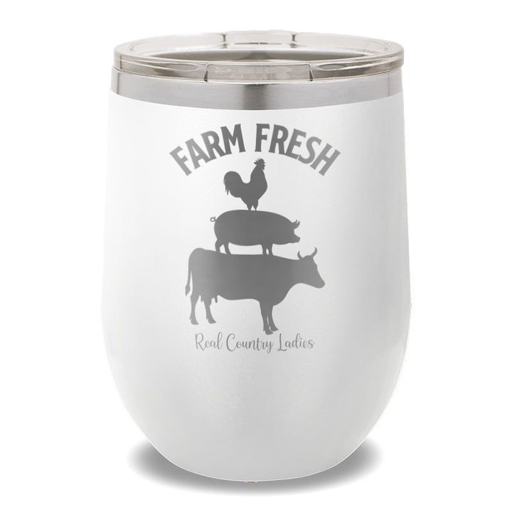 Farm Fresh 12oz Stemless Wine Cup