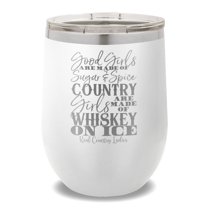 Whiskey On Ice 12oz Stemless Wine Cup