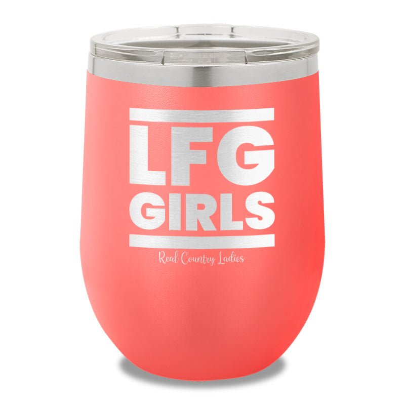 LFG Girls 12oz Stemless Wine Cup