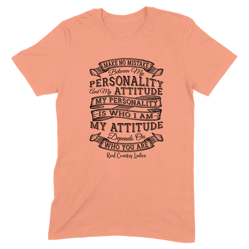 Personality Attitude Black Print Front Apparel