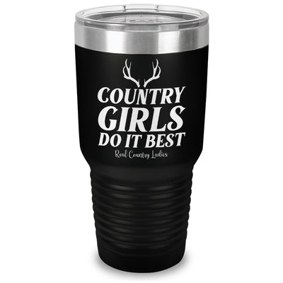 Country Girls Do It Best Laser Etched Tumbler