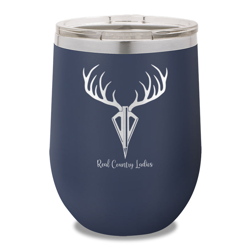 Arrow Deer 12oz Stemless Wine Cup