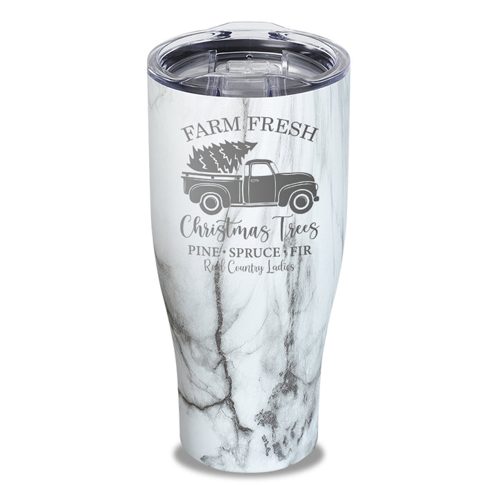 $10 Special | Farm Fresh Christmas Trees Laser Etched Tumbler