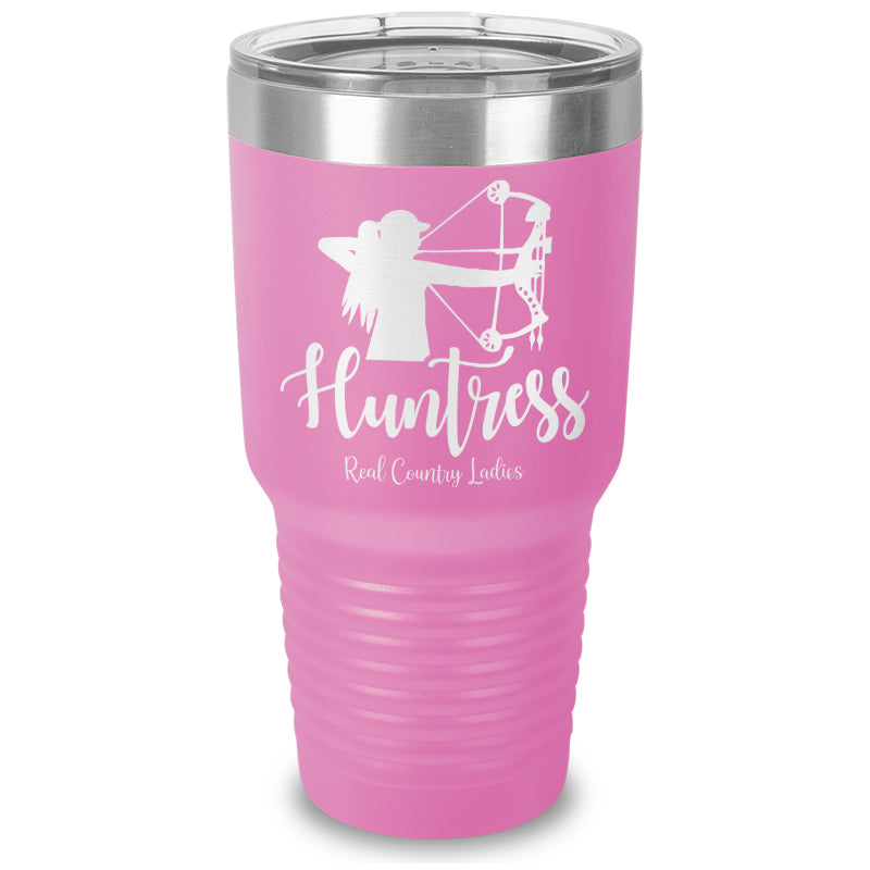 Huntress Bow Laser Etched Tumbler