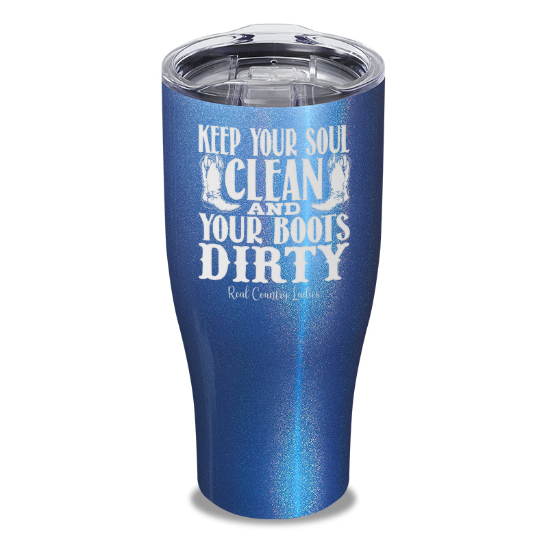 Keep Your Soul Clean Laser Etched Tumbler