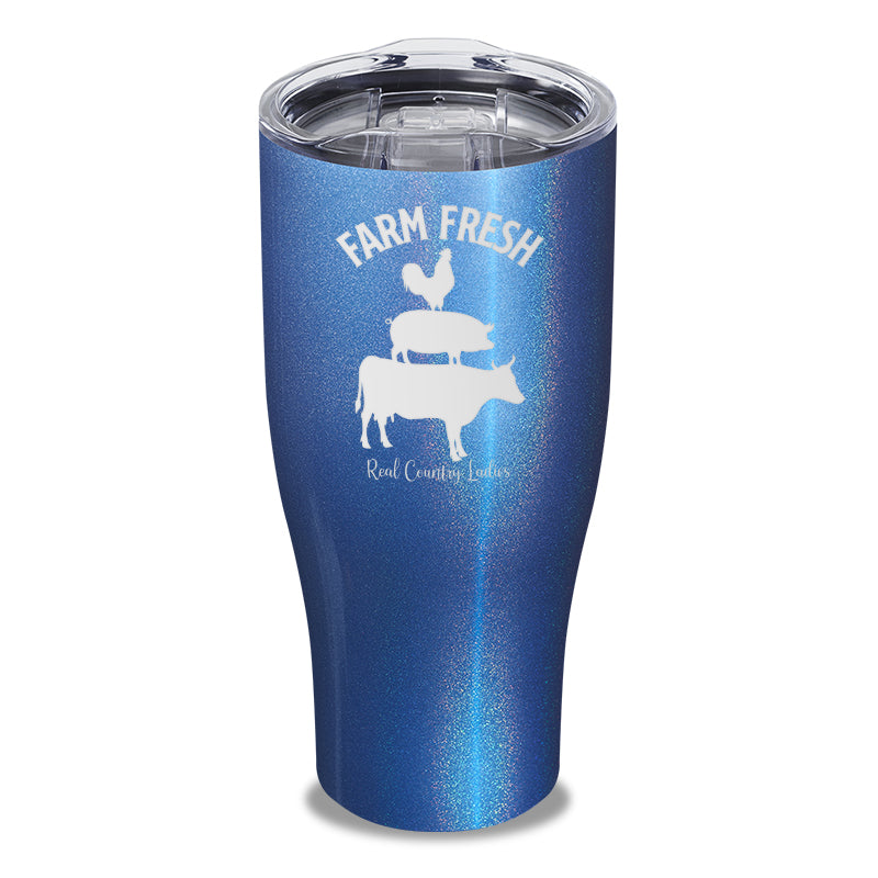 Farm Fresh Laser Etched Tumbler