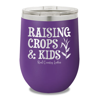 Raising Crops And Kids 12oz Stemless Wine Cup