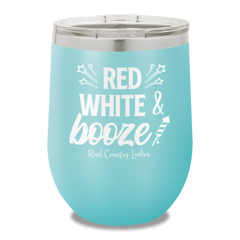 Red White And Booze 12oz Stemless Wine Cup