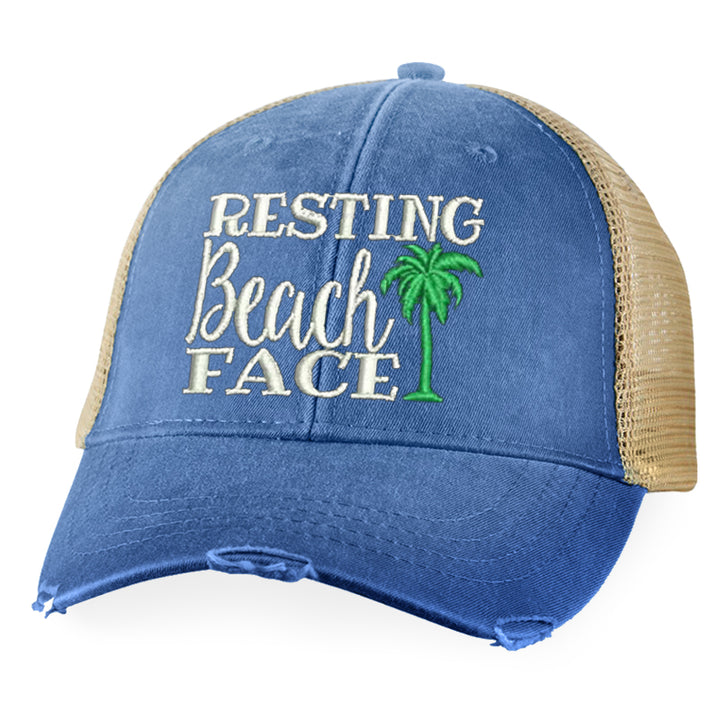 Resting Beach Face Hat