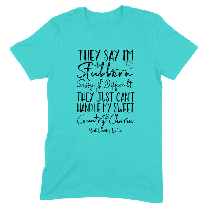 Sweet Country Charm Black Print Front Apparel