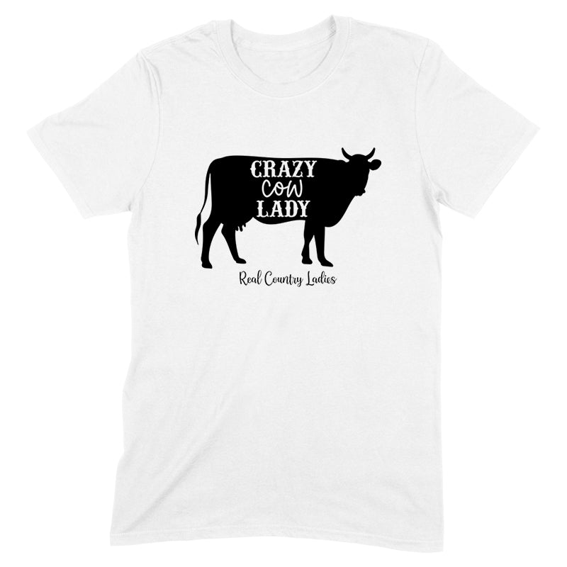 Crazy Cow Lady Black Print Apparel