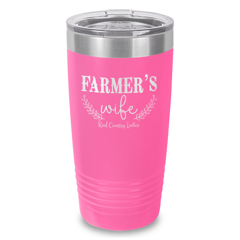 Farmer's Wife Laser Etched Tumbler