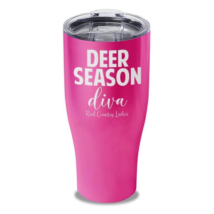 Deer Season Diva Laser Etched Tumbler