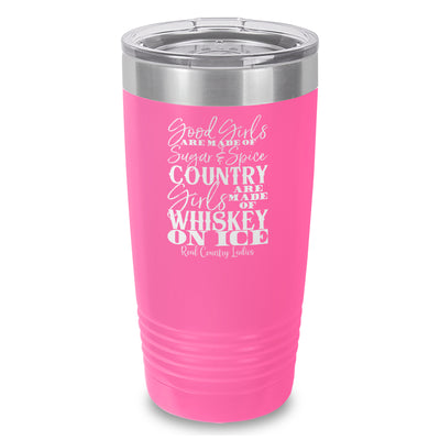 Whiskey On Ice Laser Etched Tumbler