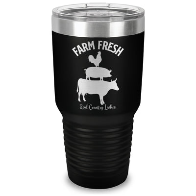 Farm Fresh Laser Etched Tumbler