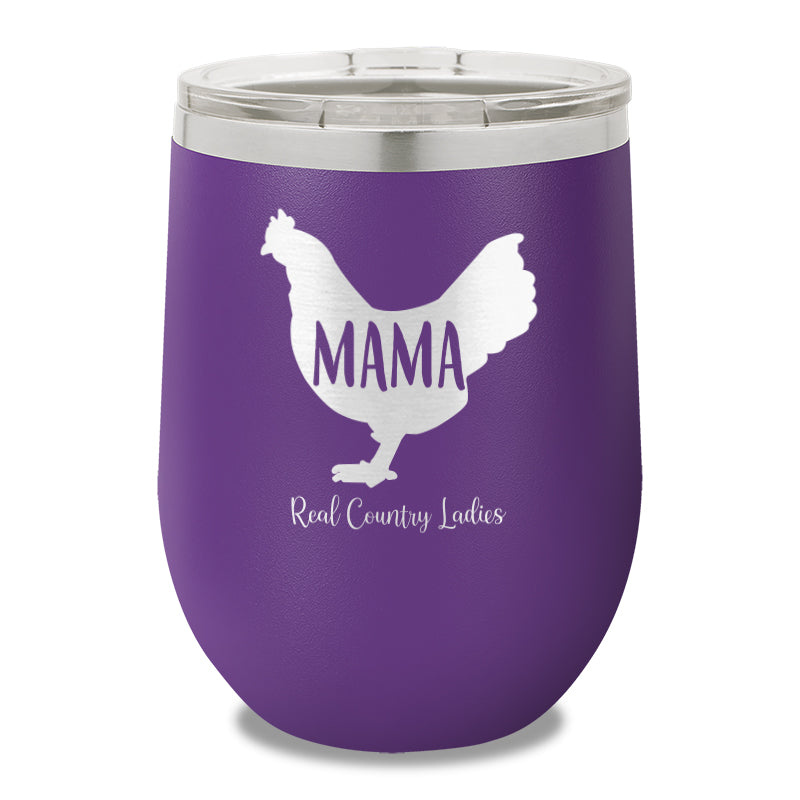 Mama Hen 12oz Stemless Wine Cup