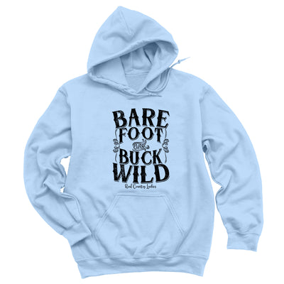 Bare Foot And Buck Wild Black Print Hoodies & Long Sleeves
