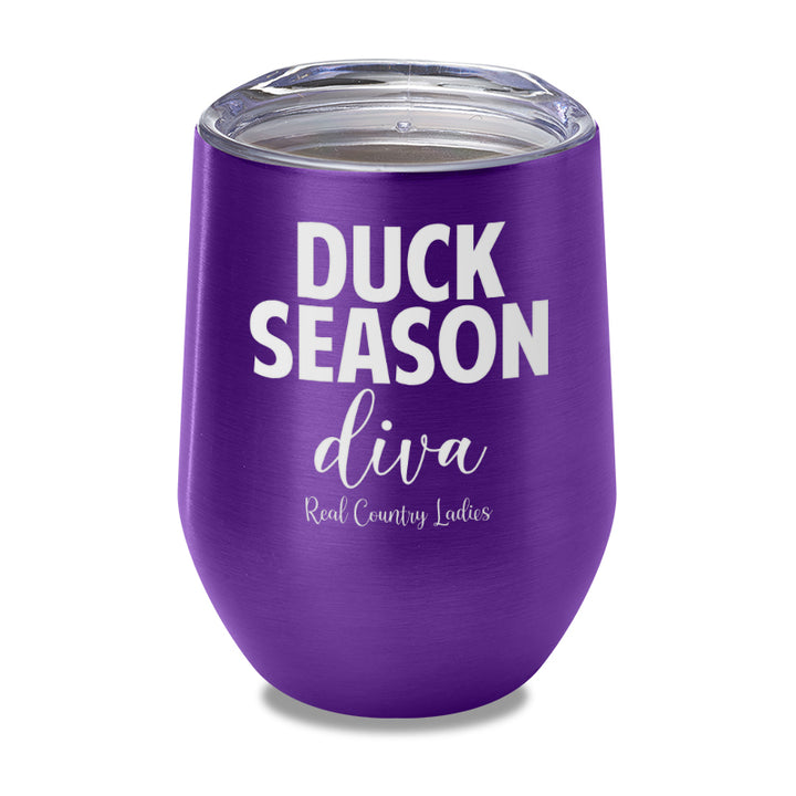 Duck Season Diva Laser Etched Tumbler